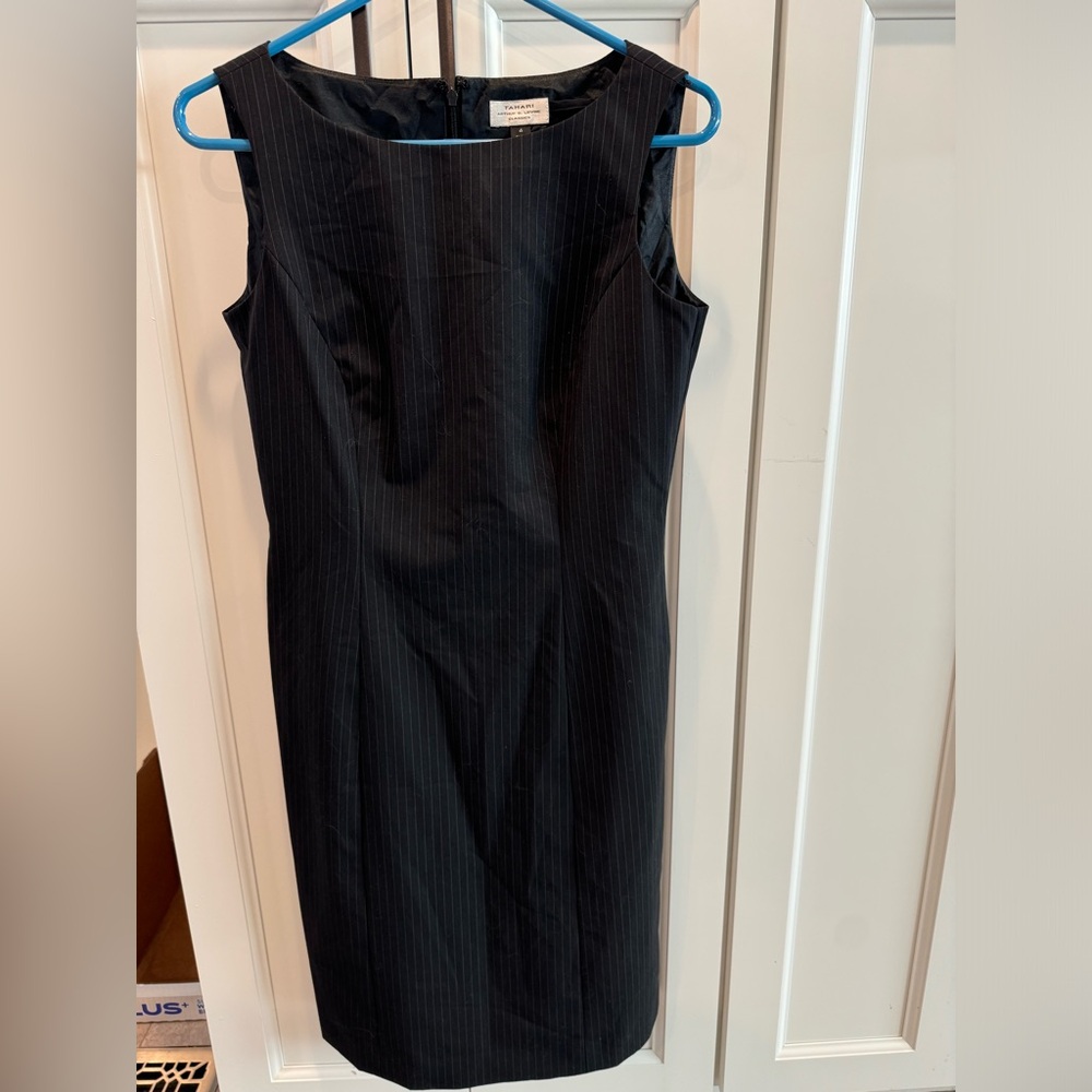 Black Pinstripe Dress
